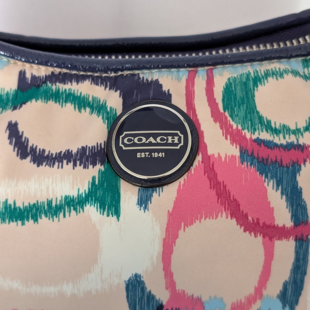 Coach Ikat Scribble Multicolor Hobo Bag - Picture 3 of 11